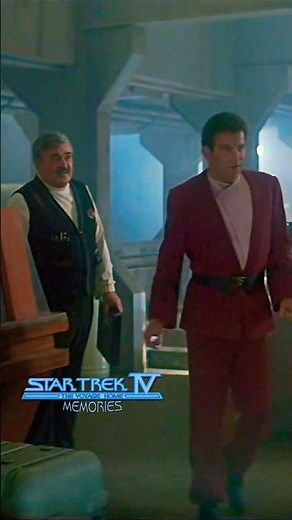 Kirk is planning to take a swim off the deep end! lol - STAR TREK IV: THE VOYAGE HOME #whales #swim