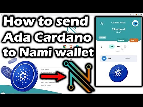 How to send Ada Cardano to Nami wallet