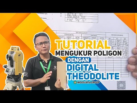Ambil Data Pengukuran menggunakan Alat Survey Theodolite | Topcon DT 305L