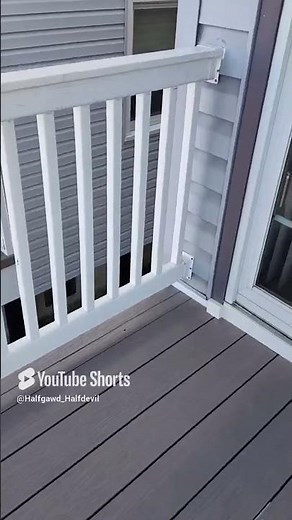 New decking, PVC post wraps and PVC trim out