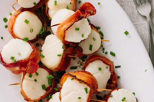 The Best Bacon-Wrapped Scallops