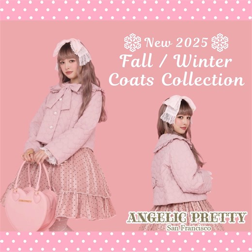 Angelic Pretty USA | ✨Check out our newest Fall/Winter Coat Collection!✨ It’s time to stay warm and cozy during those chilly nights ❄️ Layer up in style with... | Instagram