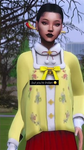 You’re Asian? | sims 4