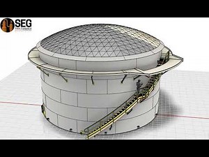 SEG Software + Autodesk Inventor - Storage Tank With Aluminum Dome Roof