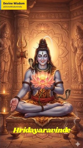 karpur gauram karunavtaram 🙏 Powerful Shiva Mantra for Peace & Protection #omnamahshivaya #mahadev