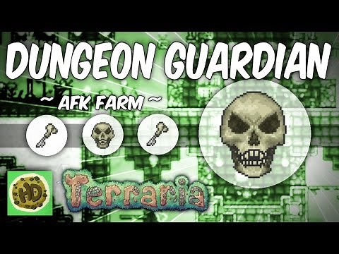 Terraria AFK Dungeon Guardian Farm | Step by Step Tutorial | Bone Key