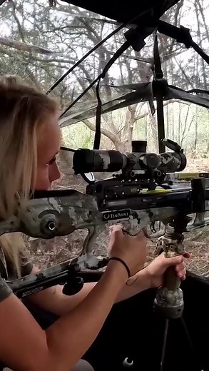 9.1K views · 185 reactions | She sure does got a aim  #bluegabe #hunting #hog | BlueGabe | Facebook