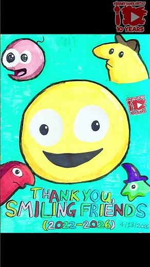 TFA Drawings: Smiling Friends Tribute Art (2022-2026) | Tiffany Fisher Artist #shorts