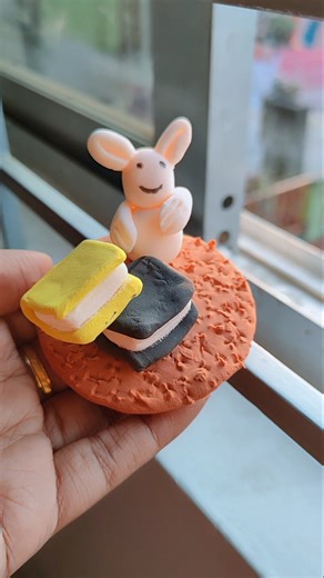 How to make mini book using clay #diy #shorts