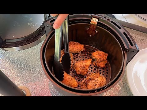 Air Fryer Chicken Thighs Recipe | How To Cook Boneless Skinless Chicken Thighs In The Air Fryer
