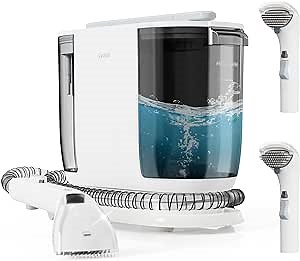 Portable Carpet & Upholstery Cleaner - 12Kpa Strong Suction Carpet Shampoo machine - 2 in 1 Couch Cleaner for Spot Stain Cleaning with Pets,Stairs,Furniture,Car Seat (420W Powerful Motor/118oz Tank)