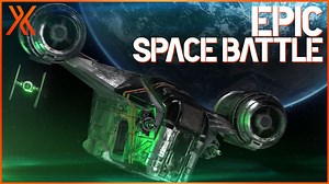 Learn how to create an epic Star Wars space battle scene featuring The Mandalorian's Razor Crest ship! Zach takes you through the whole process from importing your 3D models, adding animations, creating laser blasts that interact with the models, and adding the final grade to bring the whole scene together! Project file:https://fxhome.com/files/Space-Battle-Project-Files.zip 3D: Model Render pack: https://bit.ly/3yp95rE 3D: Particles pack: https://bit.ly/3fvCcRj Free 3D TIE Fighter model from Sk