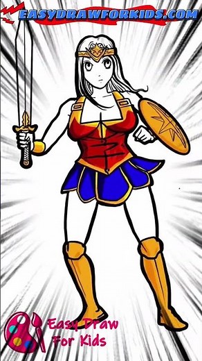 Wonder Woman Drawing | How To Draw Wonder Woman | Marvel Drawing | Avengers | Drawing