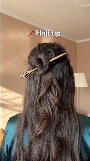 3 Easy Hair Stick Hairstyles ✨ the full tutorials in my attached video #hairpin #hairstick