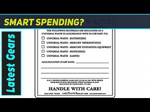 Labelmaster UW05: The Best PVC-Free Universal Waste Labels