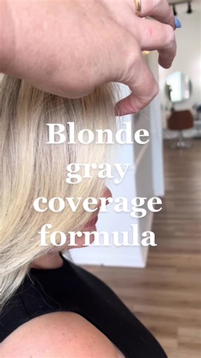 Covering Grey Roots with Icy Blonde Hair | Hair Color Tutorial