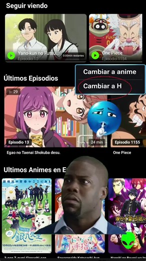 Animeuwu Streaming app #paratiiiii #anime #animefyp #animememes #meme