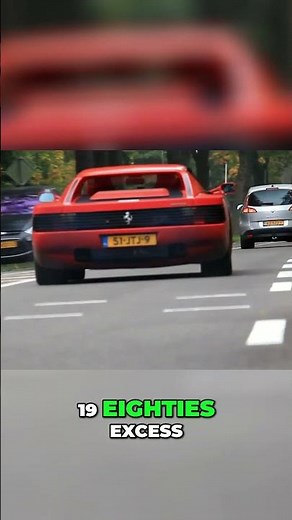 Flat 12 Engine: Sound of 80s Excess and Porsche Glory #shorts