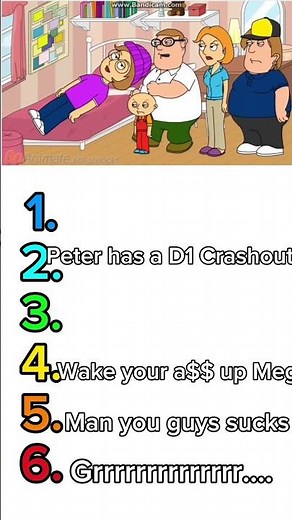 Ranking Goanimate Family guy Moments