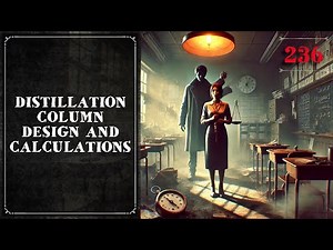 236. Distillation Column Design and Calculations | Chemical Engineering | The Engineer Owl #units