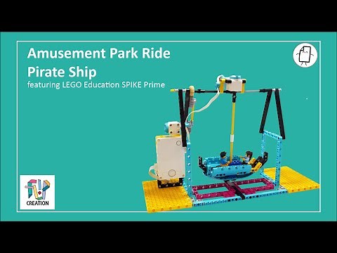 Build it yourself - Amusement Park Ride "Pirate Ship" // Featuring LEGO Education SPIKE Prime