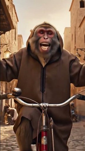 القرد المغربي في زنقة مراكش! (مواقف مضحكة وطرائف دراجة) 😆🚴‍♂️