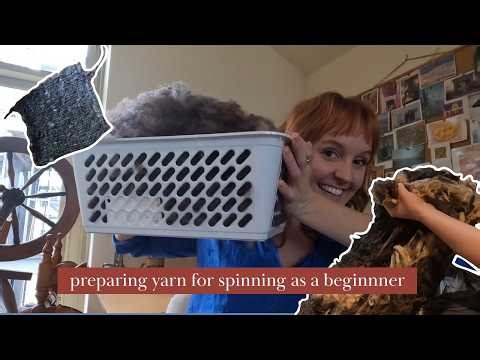 From fleece to swatch: cleaning, carding, spinning, knitting as a beginner no music