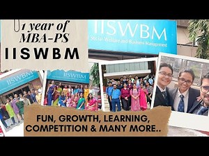 1 YEAR OF MBA- JOURNEY||MBA-PS OF IISWBM||DETAILED INFORMATION ABOUT MBA-PS||O WO-MENIA||SRIJANI||