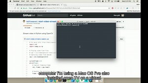 使用OpenCV和Python流式传输视频（Web Cam）（英文字幕）