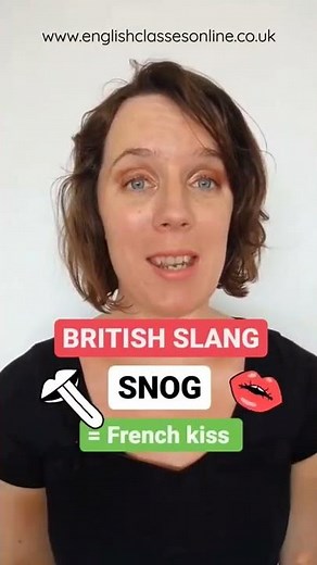 BRITISH SLANG | SNOG | KISS