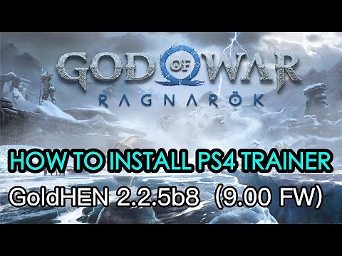 PS4 GoldHEN - How to Install God of War Ragnarök Trainer & GoldHEN 2.2.5b8 | Easy Tutorial