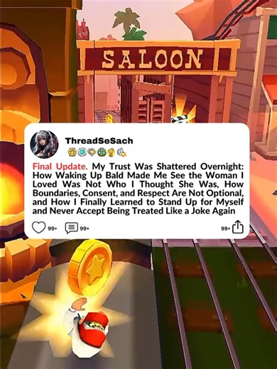 Final Update My Trust Was Shattered Overnight: How Waking Up Bald Made Me See the Woman I Loved Was Not Who I Thought She Was, How Boundaries, Consent, and Respect Are Not Optional, and How I Finally Learned to Stand Up for Myself and Never Accept Being Treated Like a Joke Again#askreddit #reddittreading #capcut #gaming