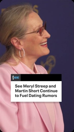 E! News | Link in bio for the touching moment #MerylStreep and #MartinShort shared at the #EMMYs. | Instagram
