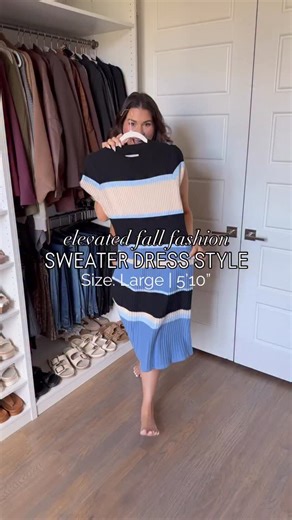 Denim jacket or blazer? This sweater dress is a great staple! Can be styled for multiple seasons and is super comfy too. Comment DRESS below and l’ll send the details right to your inbox! #outfits #affordablefashion #everydayoutfit #outfitideas #midsizestyle #midsizefashion #fashionstyle Size 12, teacher outfit, mom style, fall fashion, preppy outfits, outfit idea, sweater dress, fall outfit | Curves To Contour