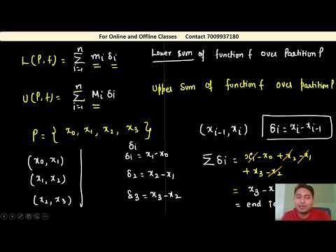 T1 Lec 01 Riemann Integration First Exercise in Easy Language || Abhyaskul