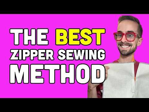 The Best Zipper Sewing Method - Centered Zipper Sewing Tutorial