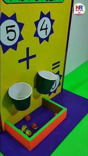 Addition Machine#maths #mathsproject#viralvideo#mathsworkingmodel#withr.n.sir#additionmodel#model👍👍
