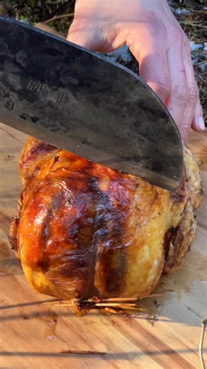 🔥FIRE KITCHEN🔥 | Plot twist: The chicken had a whole side dish hidden inside. 🐔🍽️😂 #stuffedchicken #wildchefenergy #openflamecooking | Instagram