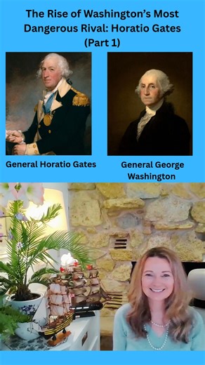 The Rise of Washington’s Most Dangerous Rival: Horatio Gates (Part 1) #AmericanRevolution #RevolutionaryWar #HoratioGates #GeorgeWashington #USHistory #HistoryShorts #HistoryTok #ColonialAmerica #FoundingEra #PowerAndPolitics #HistoryIsWild #KepWestguard | Eileen Schnabel Author