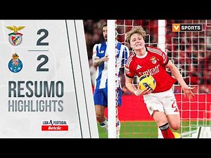 Benfica - Porto | 2-2 | Highlights | Liga Portugal 2025/26 | benfica porto