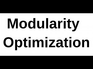 Modularity Optimization - Numerical, example | Social Network Analyis | Communities in a graph
