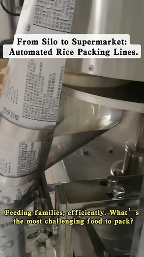 From Silo to Supermarket: Automated Rice Packing Lines. Feeding families, efficiently #Automation