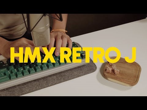HMX Retro J Typing Test | Loud, Sharp Tactile Switch