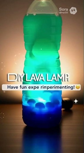 Tutorial on how to make a DIY lava lamp!