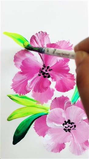 Flower Painting #art #artist #shorts