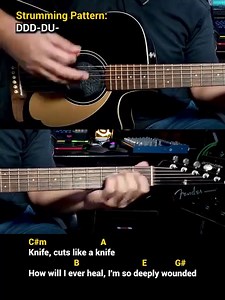 79K views · 3K reactions | Knife - Rockwell (1984) Easy Guitar Chords Tutorial with Lyrics #DocOtepGuitarTutorial | Doc OTEP Studio | Facebook