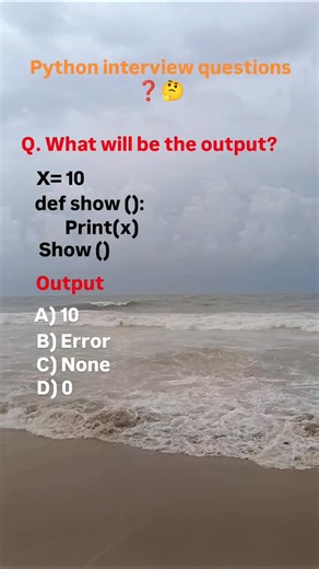 code with me 😉 on Instagram: "Python interview questions ❓🤔 #python #programming #collage #student #engineering"