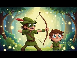 Robin Hood Story for Kids | Brave Hero of Sherwood Forest | Bedtime Fairy Tale