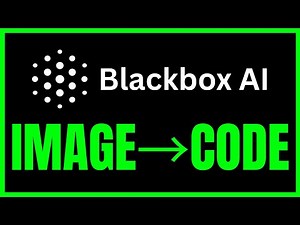 How To USE Blackbox AI Image To Code (QUICK GUIDE) 2026