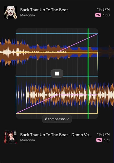 Back That Up To The Beat x Versão demo #madonna